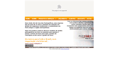 Desktop Screenshot of casadaspantograficas.com.br